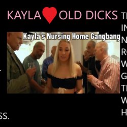 Teen daughter Kayla - OLD MAN GANG BANG