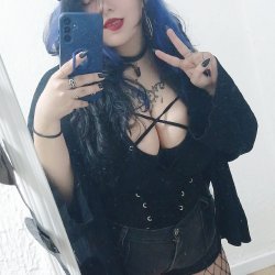 Bow to the queen of chaos, if you dare to taste my tits