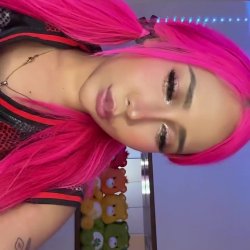 🔞 Pink hair Asian slut perfect face tight pussy horny wet 🫦💦