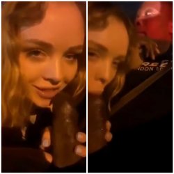 "Fuck Da Police" Snowbunny Sucks BBC During Police Traffic Stop