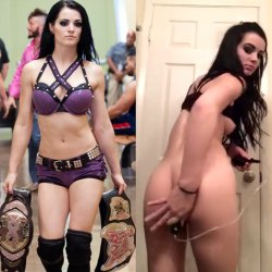WWE Star Sticks a Dildo in her Asshole 😮🍆😍