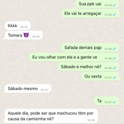 Print de conversa de uma casada liberada ,se vocês gostarem vou enviar mais assim