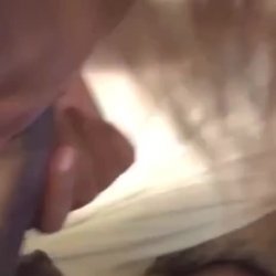 Clueless Husband on Phone While Wife Gets Spitroasted