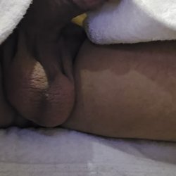 Growing cock big hanging balls