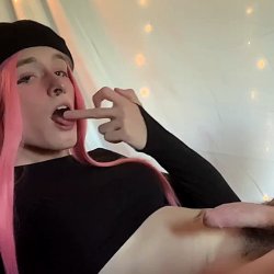 TS FEMBOY JOI CUMS 2 TIMES - 5221