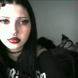 Goth baddie on Omegle