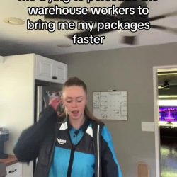 Is your Amazon delivery girl a slut?