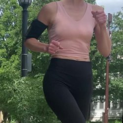 Milf running