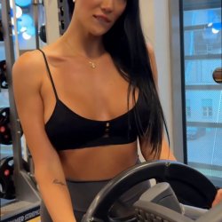 I want your cock while I lift weights