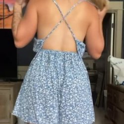 Wanna see what’s under this little dress