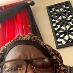 Surprising a granny stranger with a dick flash