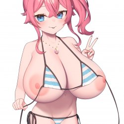 Gigantic tits hentai Cum tribute