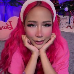 🔞 Pink haired Christmas slut tight pussy ready for cum 💦 See my OF