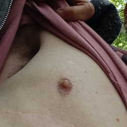 #14 🙈 To cold for dick pics. So here's some hard nipple.
