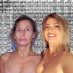Salopes françaises Charlotte et Gulay