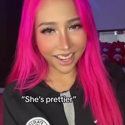 🔞 Pink hair Asian slut tight pussy horny for cock 🫦 See my OF