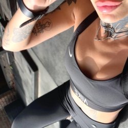 Working out gets me dripping… but you’ll have to taste the proof