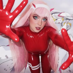 Sexy girl in PVC