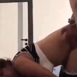 reluctant turkish gf taking it doggy style