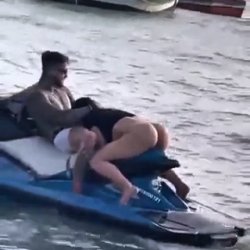 Caught fucking on a jet ski in Brasil