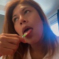 Love to suck this candy, but will suck that dick better 👅