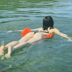 skinny teen in bikini