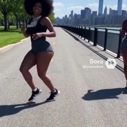 This Ai babe thick af 😂