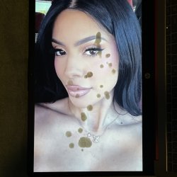 Pretty face Latina mom Bianca cock and cum tribute…she asking to get cummed on with this selfie