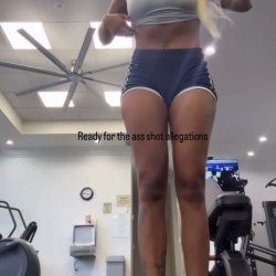 Sexy k getting in shape