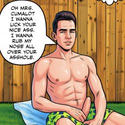 😁when the neighbors wife founds out you have a crush on her