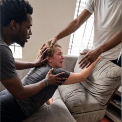 College White Pwag Fucks 5 Black Boys they got her taking dick all day