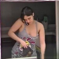 Hot neighbor spycam