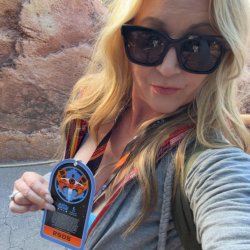 At Disneyland with the family still have cum in my hair from this afternoon