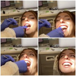 Slut Was Being a lil Too Freaky At Her Dentist Appointment.