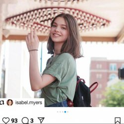 Isabel Myers will do anything for a role!