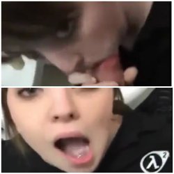 Game Stop coworker blowjob 💦