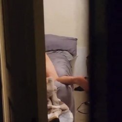 Young couple - Spying on Str8 Roommate