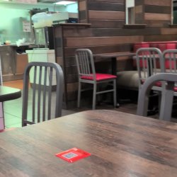 Jerking my dick inside a public restaurant