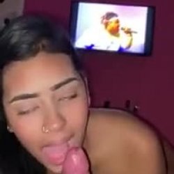 hot latina has got some blowjob skills
