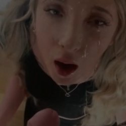 Beautiful blonde sucks and gets huge facial
