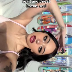 I'm just trying to give you my heart and throat I mean, soul