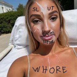 Teen daughter Kayla degrading facial