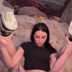 Cute teen slut takes bbc outdoors