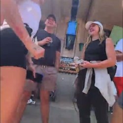 Booty shorts walking