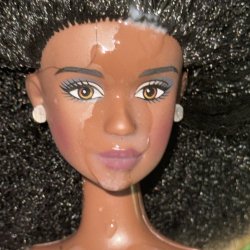Ebony doll cum shot