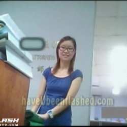 DickFlash an asian lawyer secretary