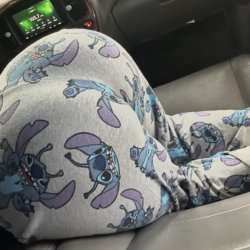 Thot bitch wearing stitch