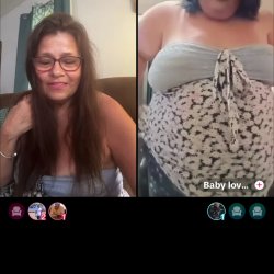 Amylear11 & Babylove Showing their Tits Part 1