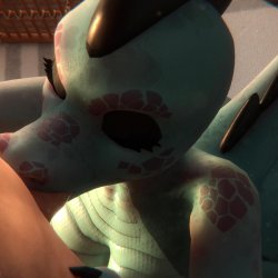 a furry dragon sucks dick to cum