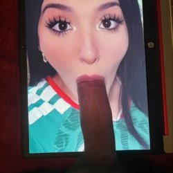 Pretty face Latina 🇲🇽Ayelen gives me blowjob ai and a ai titty drop [Bop Cup Edition] ⚽️